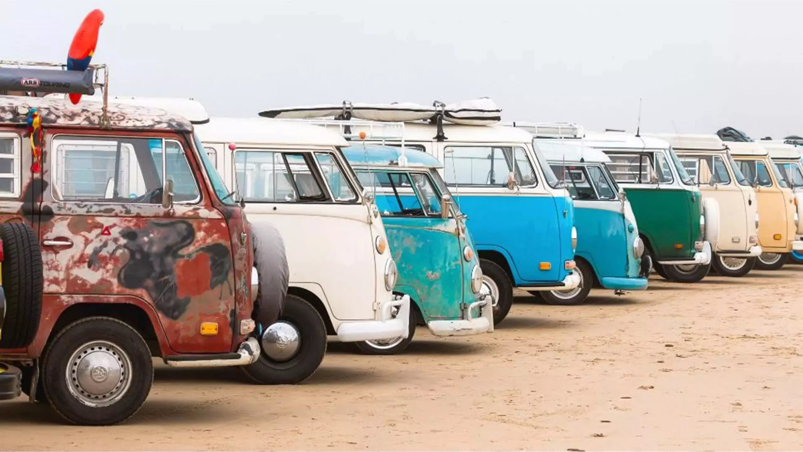Kombis na praia