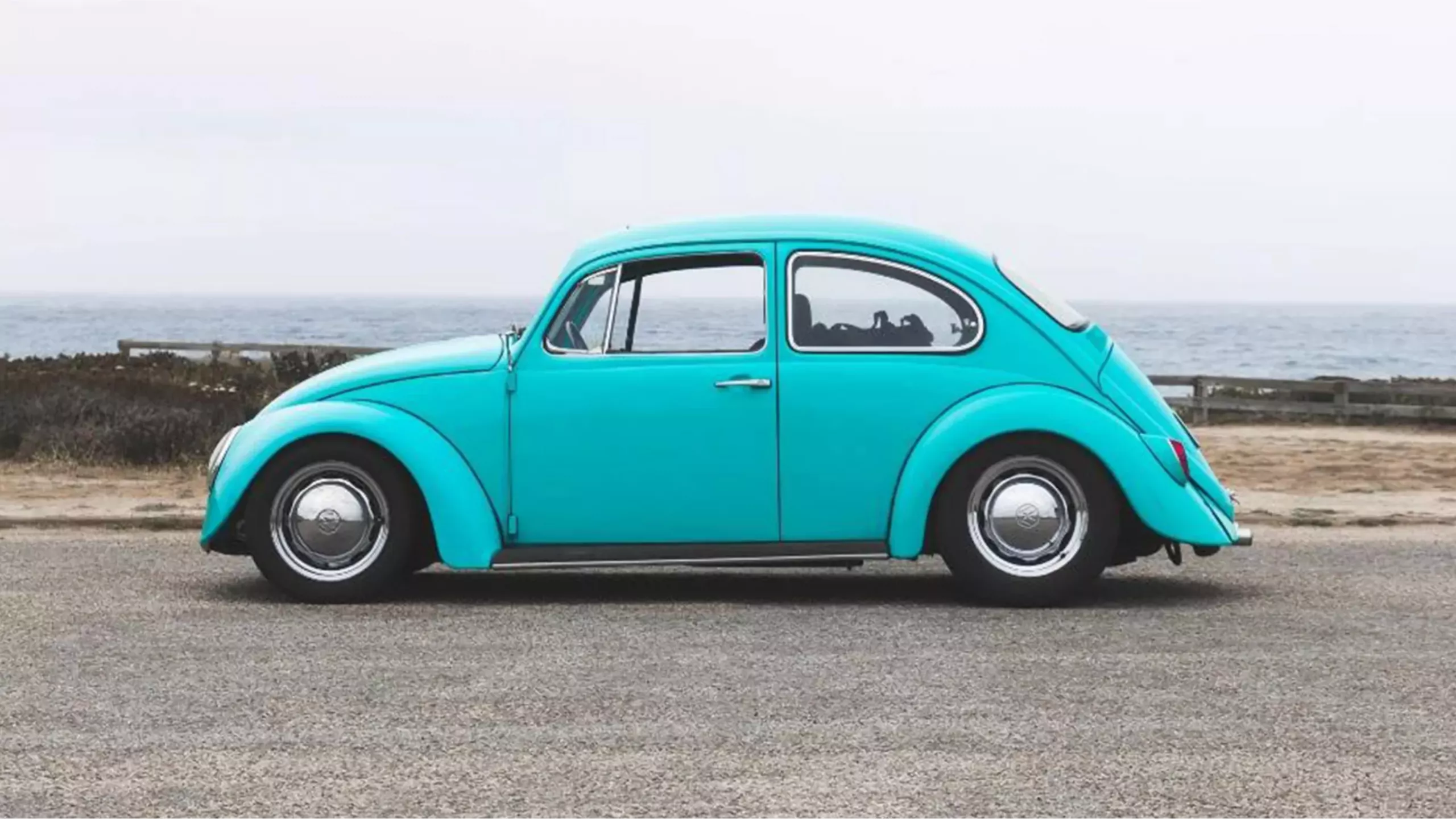 Fusca em turquesa
